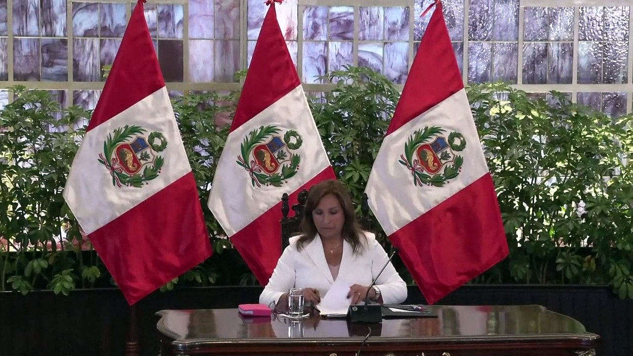 Perus Präsidentin ruft zu 'nationalem Waffenstillstand' auf