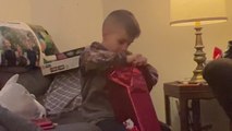 Boy rushes to hug grandma after being surprised by her with a Nintendo Switch