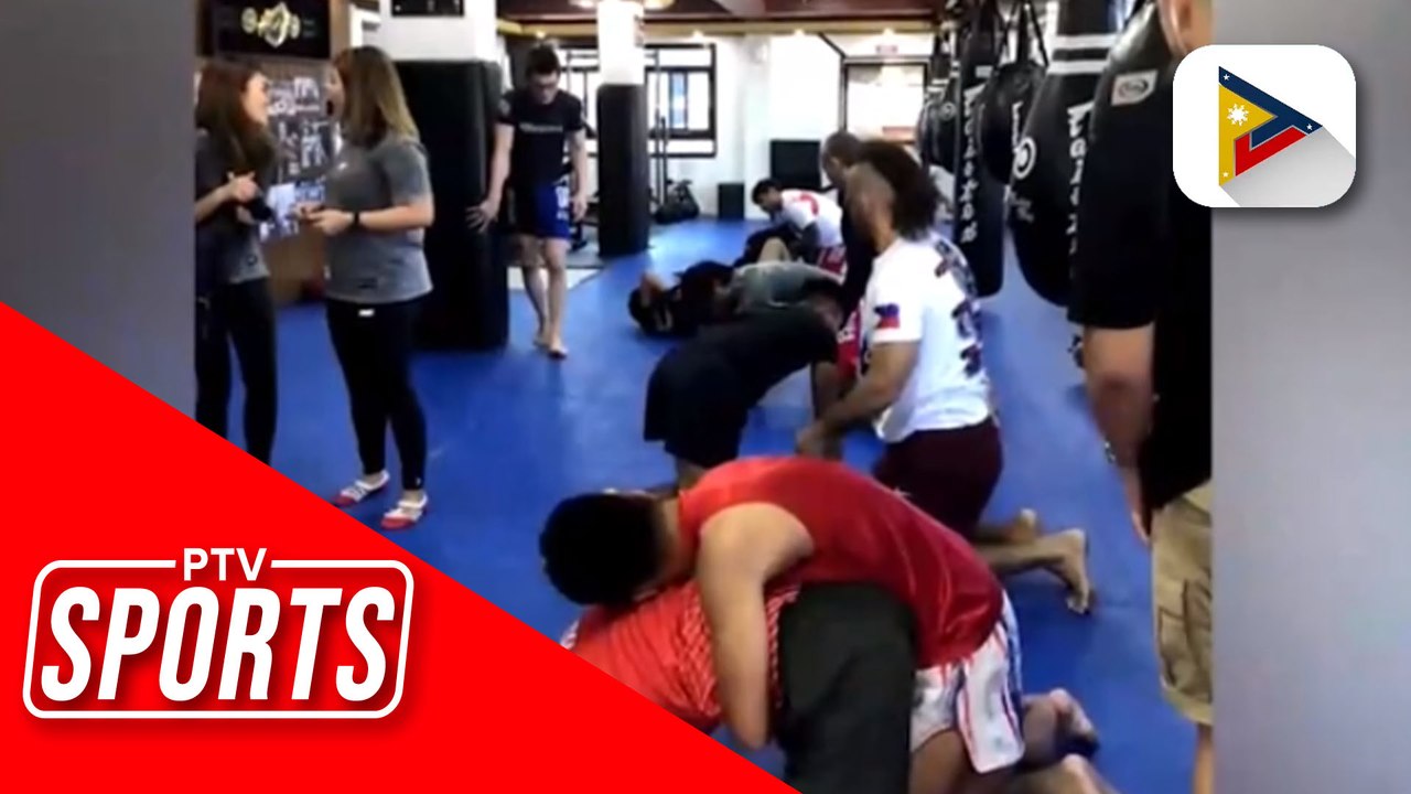 Shinya Aoki, nag-e-ensayo kasama ang Team Lakay sa Baguio City