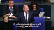 Scholz greenlights long-awaited Leopard tanks for Ukraine