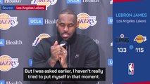 'Difficult to digest accomplishments when Lakers are losing' - LeBron