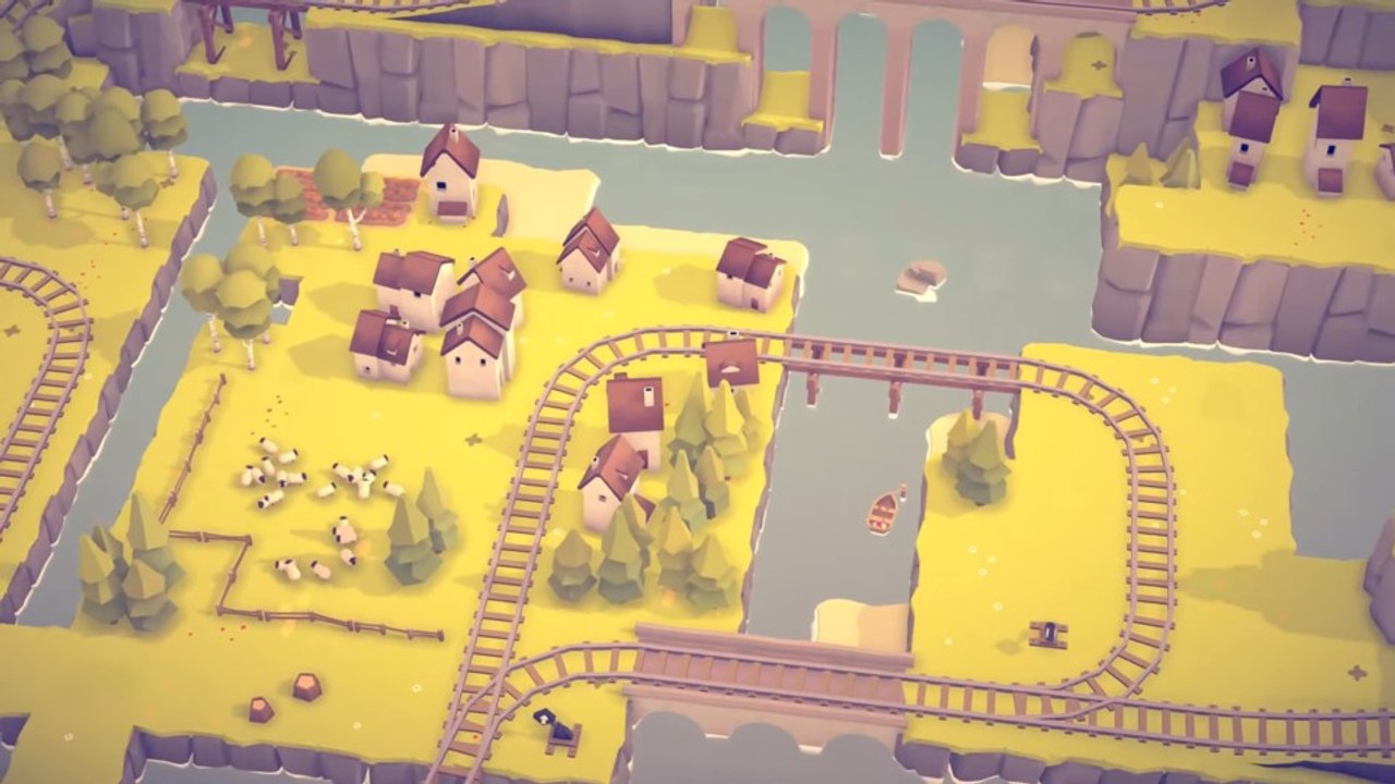 Islands & Trains: Das Aufbauspiel zeigt im Trailer Entspannung pur