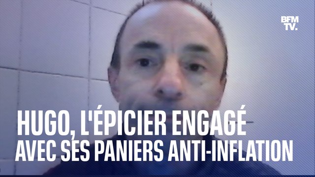 Contre l'inflation, Hugo l'épicier propose des paniers de première nécessité à moins de 20 euros