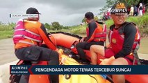 Pengendara Motor Tewas Tercebur Sungai