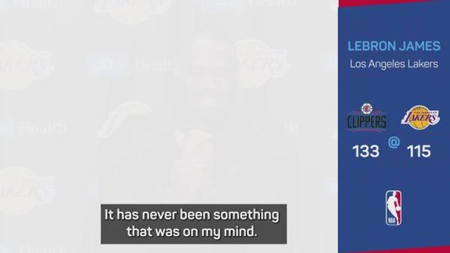 'Difficult to digest accomplishments when Lakers are losing' - LeBron