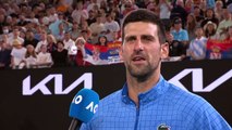 Djokovic le cantó el feliz cumpleaños a su mamá acompañado de todo el Rod Laver