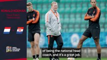 'Proud' Koeman glad to be back as Netherlands boss