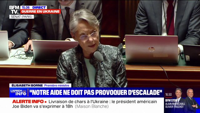 Élisabeth Borne: Je salue la décision de l'Allemagne sur les sujets des chars lourds