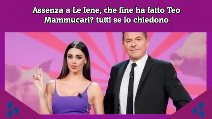 Assenza a Le Iene, che fine ha fatto Teo Mammucari tutti se lo chiedono