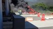 Caminhão com inflamável entra em chamas e condutor morre após gravíssimo acidente na BR-277