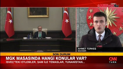 MGK, Cumhurbaşkanı Erdoğan başkanlığında toplandı