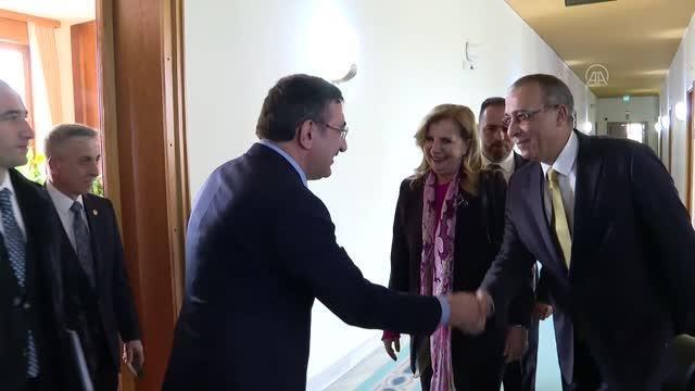 KKTC heyeti, TBMM Plan ve Bütçe Komisyonu Başkanı Cevdet Yılmaz'ı ziyaret etti