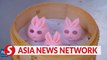 Chinese restaurant introduces rabbit-shaped steamed buns for Year of Rabbit