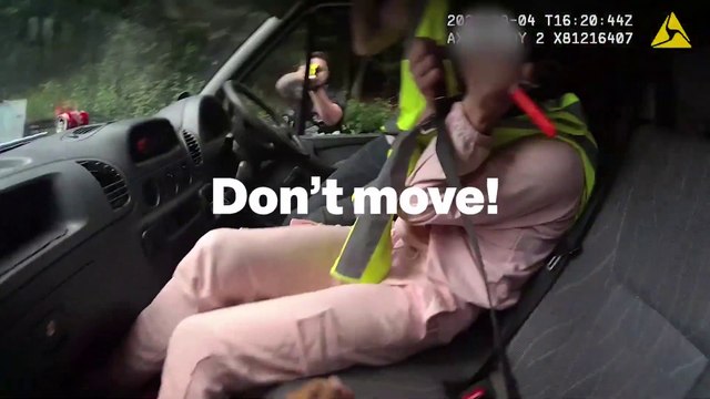 Britain's fastest police officer chases down van to continue 100 per cent foot chase record