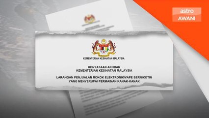 Rokok Elektronik | KKM kesal “Tiger Pod” dijual di sekolah