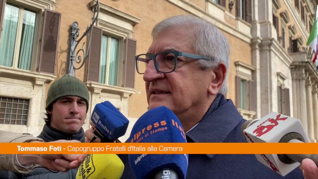 Giustizia, Foti Sulla riforma la maggioranza non ha divergenze
