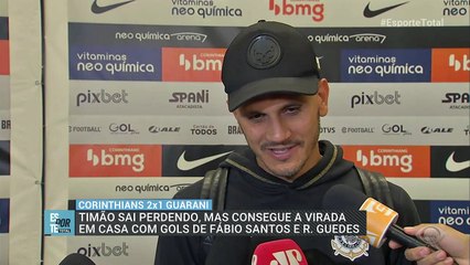 Renato Augusto sobre vitória: "Esse jogo foi um grande teste" 25/01/2023 12:23:16