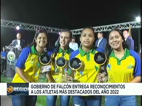 Deportistas del edo. Falcón reciben reconocimientos por su destacada labor durante el 2022