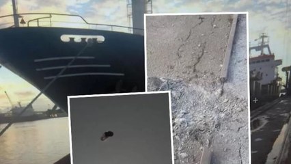 Ukrayna'nın Kherson Limanı'nda Türk gemileri hasar gördü