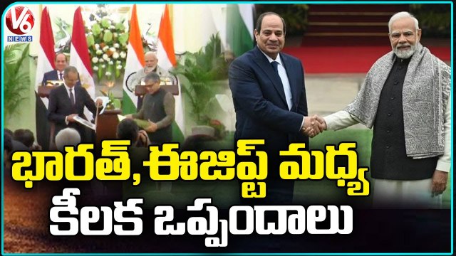 India, Egypt Declares Strategic Partnership _ PM Modi _ Abdel Fattah El-Sisi | V6 News (6)