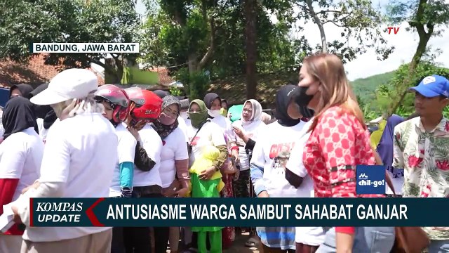 Kenalkan Sosok Ganjar Pranowo, Warga Bandung Antusias Sambut Sukarelawan Sahabat Ganjar