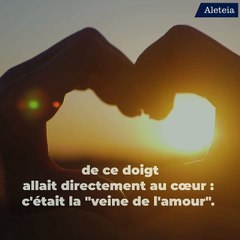 Pourquoi la bague de fiançailles et l'alliance se portent-elles à l'annulaire ?