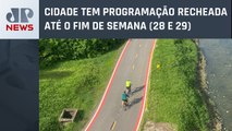 SP 469 anos: Ciclistas aproveitam feriado no Parque Linear Bruno Covas