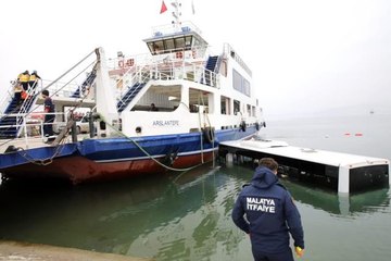 Göle uçan yolcu otobüsünde can pazarı