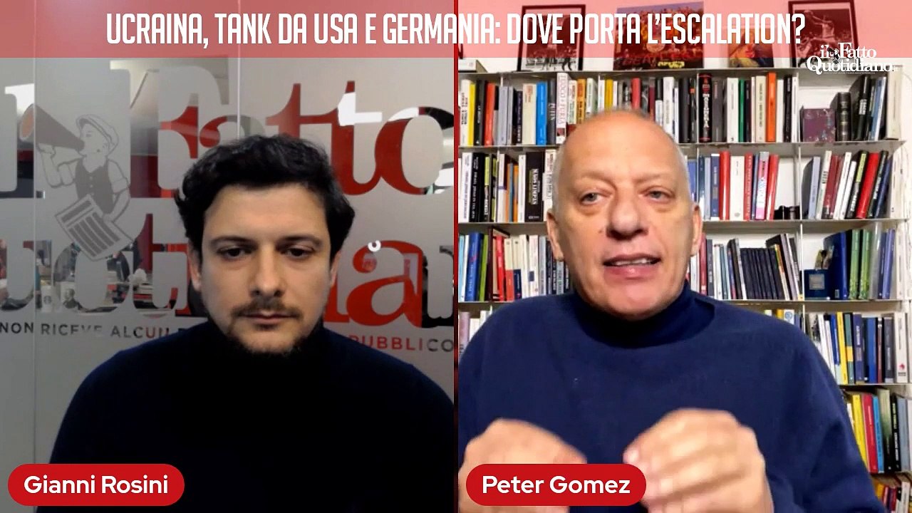 Tank da Usa e Germania e nuovo decreto in Italia, dove porta l'escalation? Segui la diretta con Peter Gomez