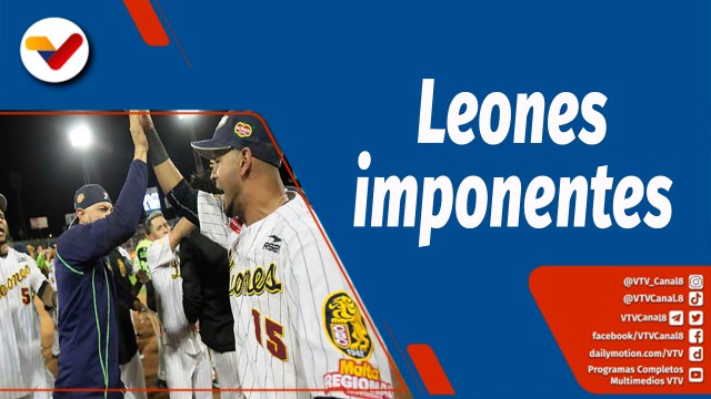 Deportes VTV | Leones del Caracas arriba en la serie al vencer a Los Tiburones de la Guaira