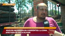 Nuevos incendios en Corrientes: la zona afectada es Villa Olivari