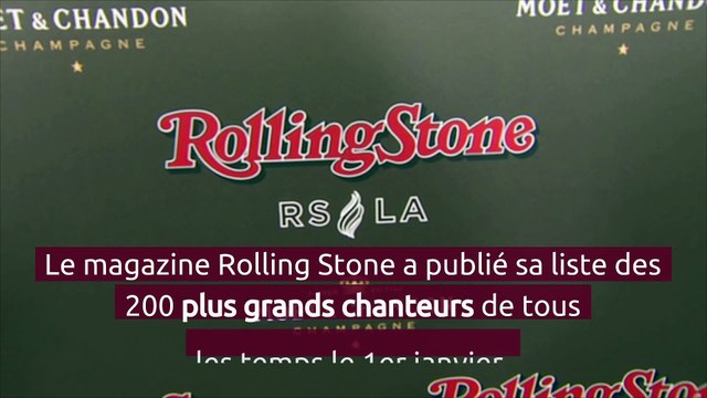 Le magazine Rolling Stone a oublié Céline Dion dans sa liste des plus grands chanteurs
