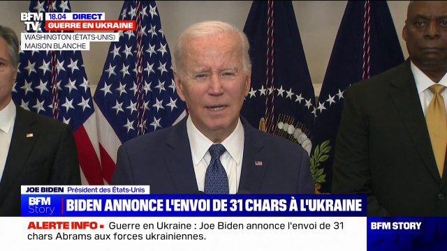 Joe Biden: Nous allons commencer à former les troupes ukrainiennes sur la question de la maintenance des chars Abrams