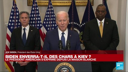 Guerre en Ukraine : Biden annonce l'envoi de 31 chars à Kiev