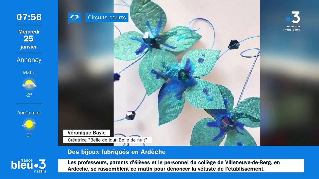 À Andance, Belle de jour, Belle de nuit, des bijoux délicats et originaux, des ateliers pour apprendre à créer