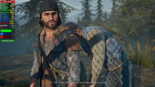【Days Gone】| RTX 3070 8GB, i9-9900 | 32GB RAM | PC Benchmark @ 1440p (60ᶠᵖˢ) ᴴᴰ ✔