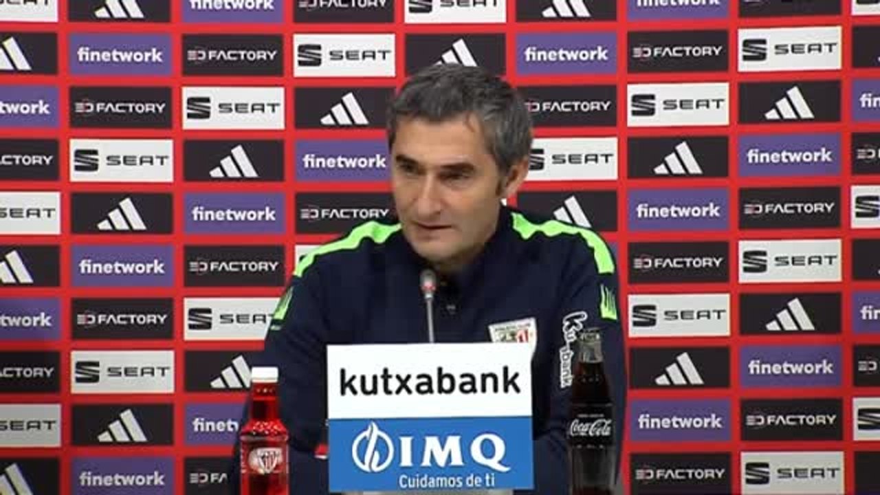 Valverde: "El Athletic que espero es el que estamos viendo cada día"