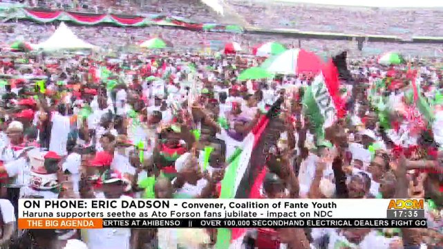 NDC Caucus Shake-Up: Haruna supporters seethe as Ato Forson fans jubilate - Impact on NDC - The Big Agenda on Adom TV (25-1-23)