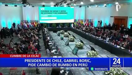 Presidente de Chile pide al gobierno de Dina Boluarte "cambio de rumbo"