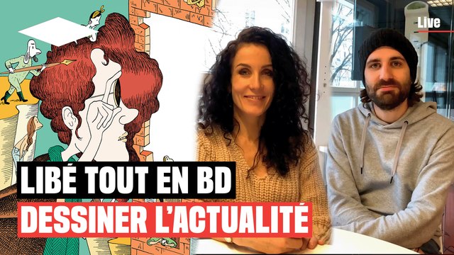 Revivez l’entretien en direct avec Coco et Camille Poulie pour le Libé tout en BD