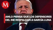 Nueva marcha en defensa del INE, una excusa para defender a García Luna: AMLO