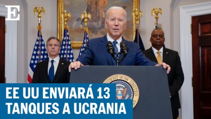 Biden anuncia el envío de tanques a Ucrania