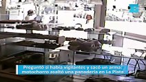 Preguntó si había vigilantes y sacó un arma: motochorro asaltó una panadería en La Plata