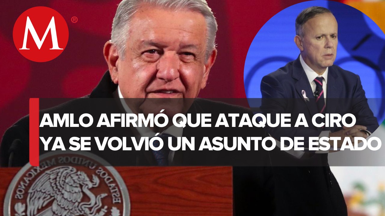 Se debe conocer quién ordenó ataque a Ciro Gómez Leyva: AMLO