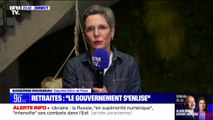 Pour Sandrine Rousseau, c'est la mobilisation contre la réforme des retraites 