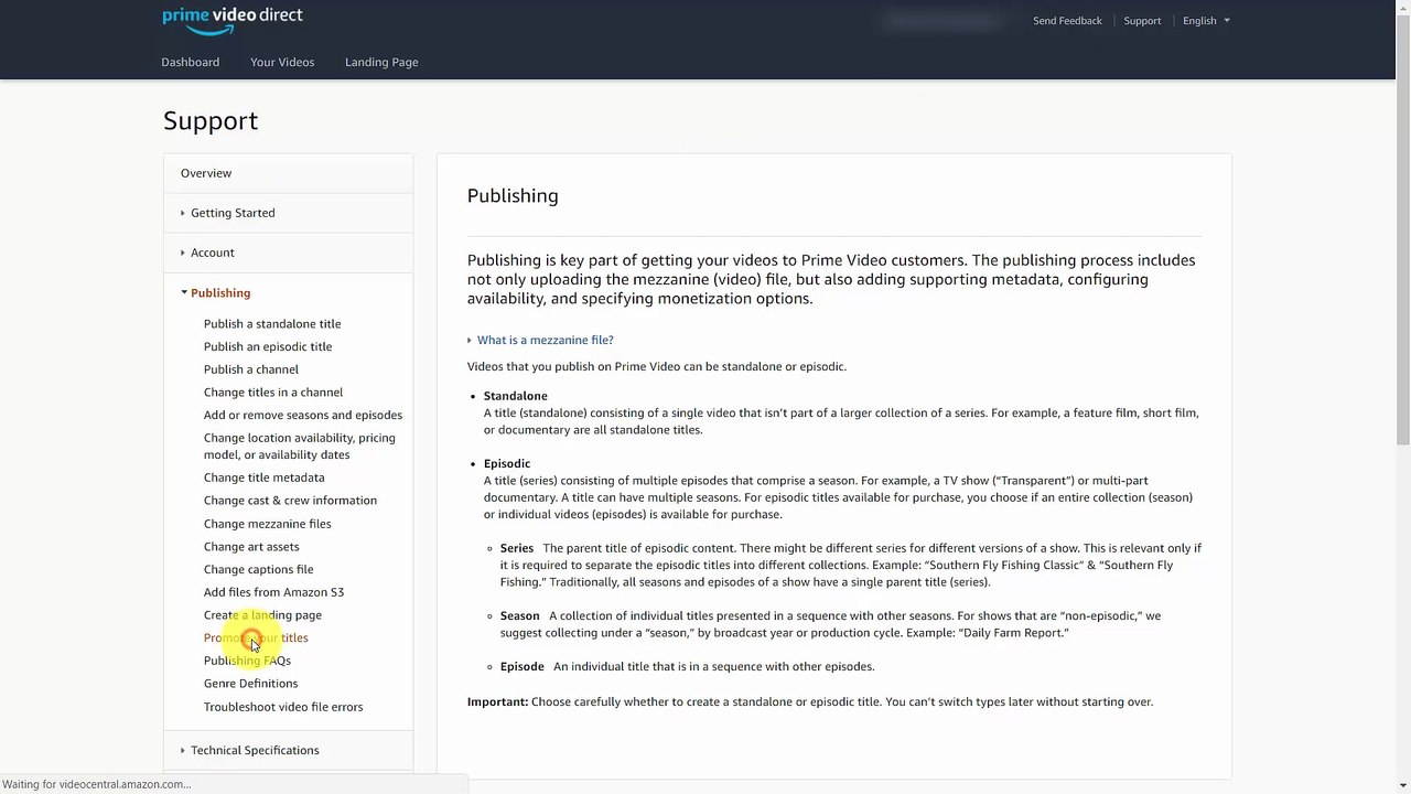Sell Digital Videos On Amazon You own a personal usage  to this video  training. Amazon Promotional Tools