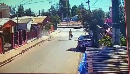 Cámara de seguridad captó brutal homicidio en Puente Alto