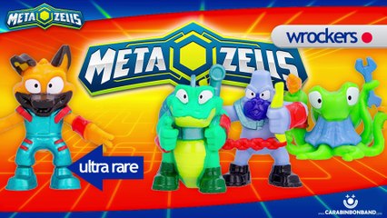 METAZELLS Series 1 WROCKERS - todos los villanos - By CARA BIN BON BAND