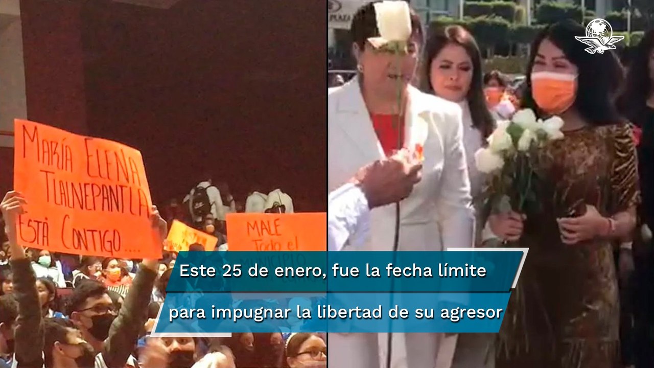 ¡María Elena no estás sola, estamos contigo!”, saxofonista recibe muestras de apoyo en Tlalnepantla