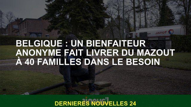 Belgique: Un bienfaiteur anonyme a 40 familles livrées à 40 familles dans le besoin